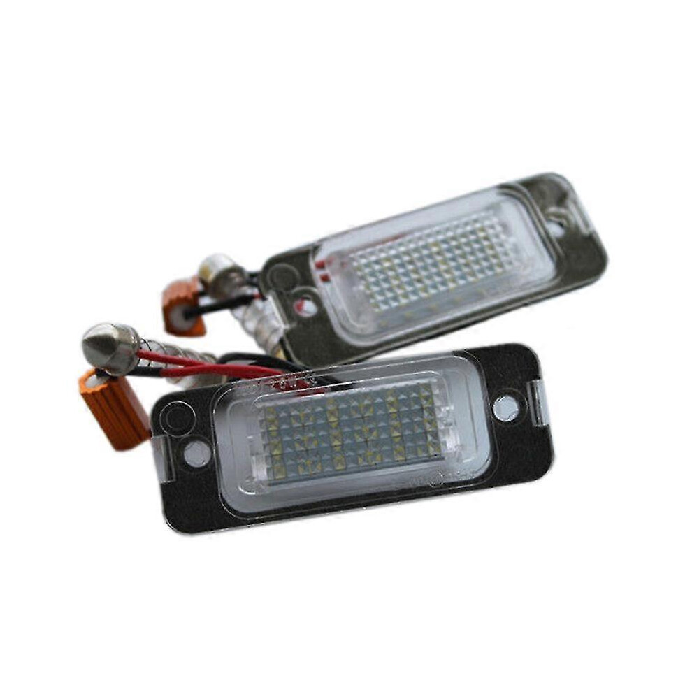 (As show, One size) 2X Car Led License Plate Light License Plate Light compatible with - W163 W164 X164 ML-image-OPC-PH6PD2K-NEW
