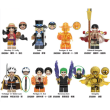 8PCS One Piece Minifigure Building Blocks Fits Lego