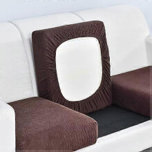 (As show, One size) Sofa Seat Cushion Covers, Universal Stretch Sofa Slipcovers Couch Seat Cover, Soft Sofa Seat Cover Couch Chaise Covers, Sofa Cushion Protector Covers