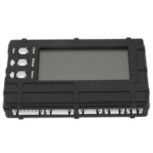 (As show, One size) 3 in 1 LCD RC Battery Discharger Balancer Meter Tester compatible with 2-6S Lipo Li-Fe Battery Voltage Meter