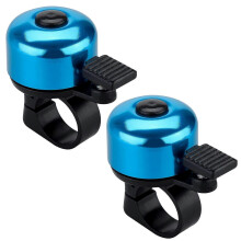(As show, One size) Bike Bell Bicycle Bell with Loud Crisp Clear Sound, Road and Mountain Bike Bell (blue)