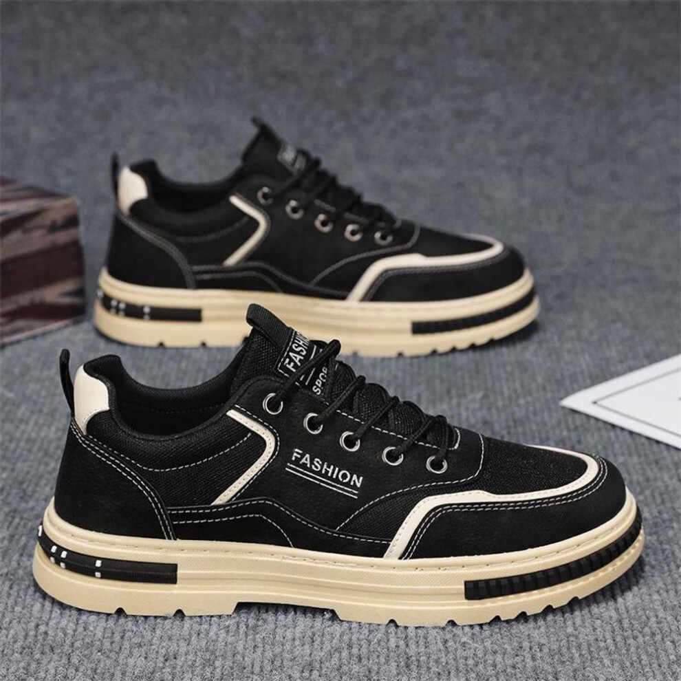 (43) Men's Waterproof Non-slip Casual White Sneakers - Lightweight, Trendy All-match Sports Shoes