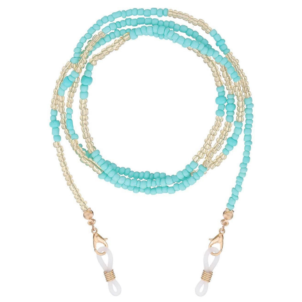 Kikidex (As Show, One Size) Beaded Glasses Chain For Women Men Girls Colorful Eyeglasses Strap Eyewear Retainer Lanyards 7#
