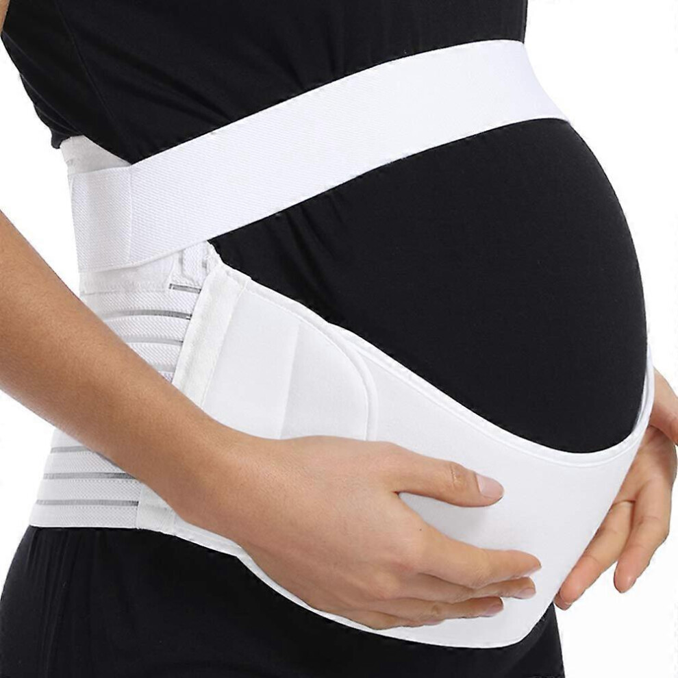 (As show, One size) Maternity Support Belt Belly Band, 3 in 1 Pregnancy Belt Support Back Brace Abdominal Binder Waist Support,Adjustable Pregnancy Su-image-OPC-PH6PGV5-NEW