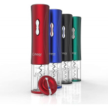 Wine Opener,Electric Wine Bottle Opener Corkscrew,Wine Opener with Foil Cutter, 6AA Battery Powered Cordless