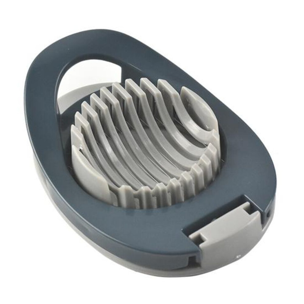 (grey) Wire Egg Slicer Stainless Steel Egg Splitter For Hard Boiled Eggs Egg Divider Egg Cutter Fruit Garnish Slicer Kitchen Gadget For Egg Salad Making