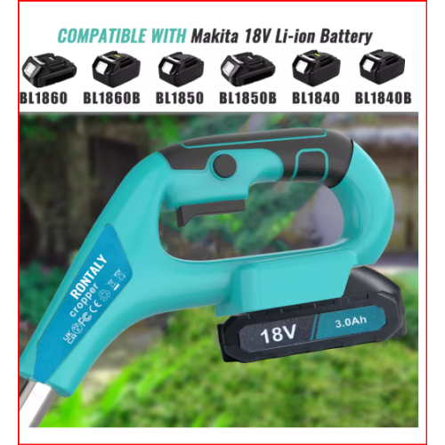 Brushless Cordless Grass Trimmer with 2 Batteries 2
