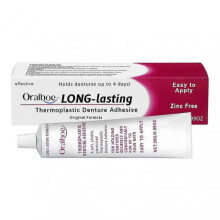 Long-lasting Denture-adhesive Heat-activated Formulas for Secure Hold for Partial-dentures