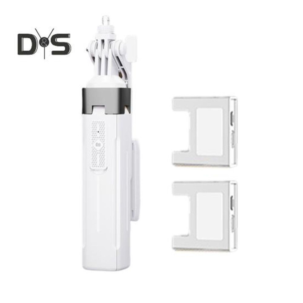 (white, B) Phone Tripod Selfie Stick With Fill Light Length Adjustable 360-degree Rotation Portable Universal Cell Phone Tripod With Wireless Remote