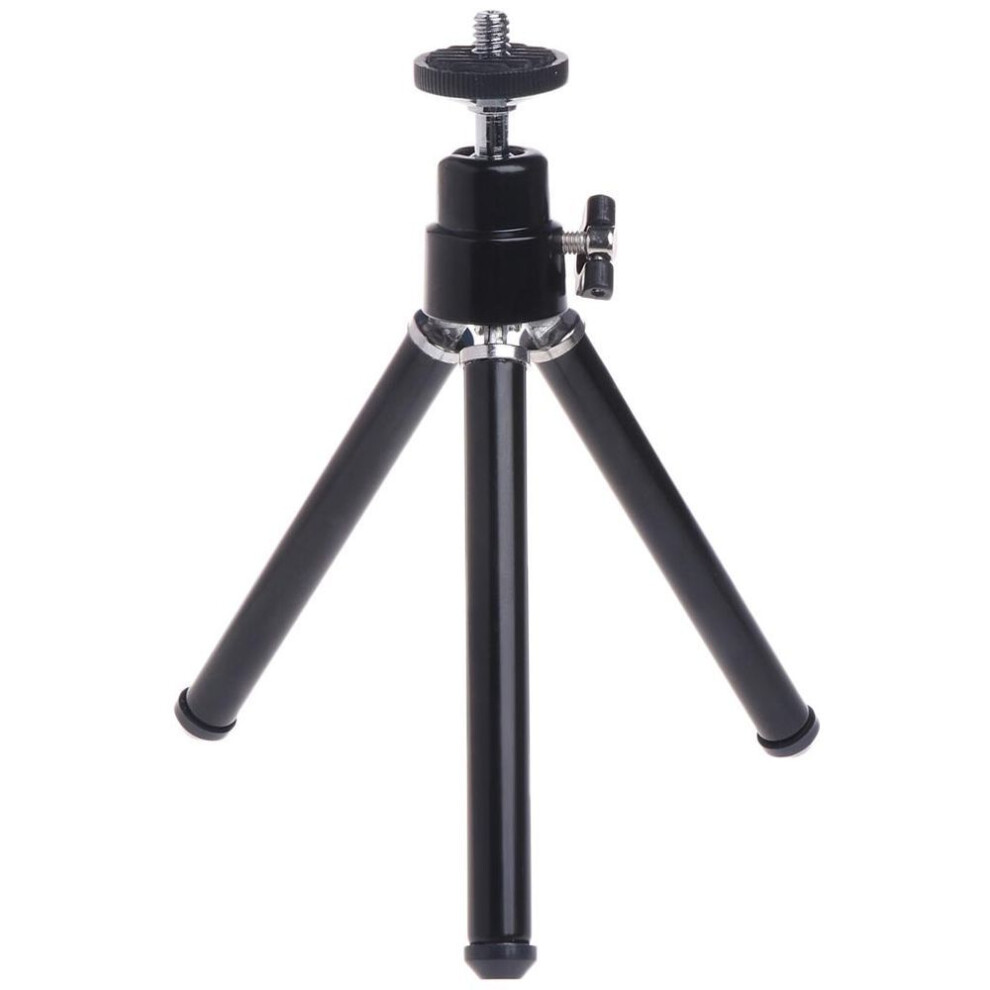 (black) Mini Professional Laser Level Tripod 1/4 Adapter Level Meter Mobile Phone Two Aluminum Tube Tripod - Metal For Head