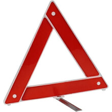 (As show, One size) Dynamovolition Car Vehicle Emergency Breakdown Warning Sign Reflective Triangle Road Safety Foldable Reflective Traffic Safety - Red