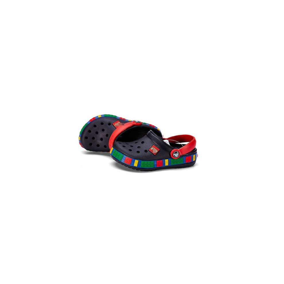 (Black, C12-13=18.5-19cm) Summer Girl Boys Cros Style Crocband Clog Kid Beach Shoes Sandals