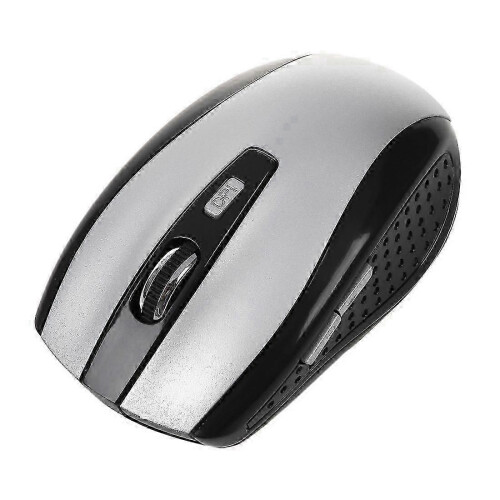(As show, One size) 2.4G USB Receiver Wireless Optical Mouse Mice compatible with PC Laptop ,Silver
