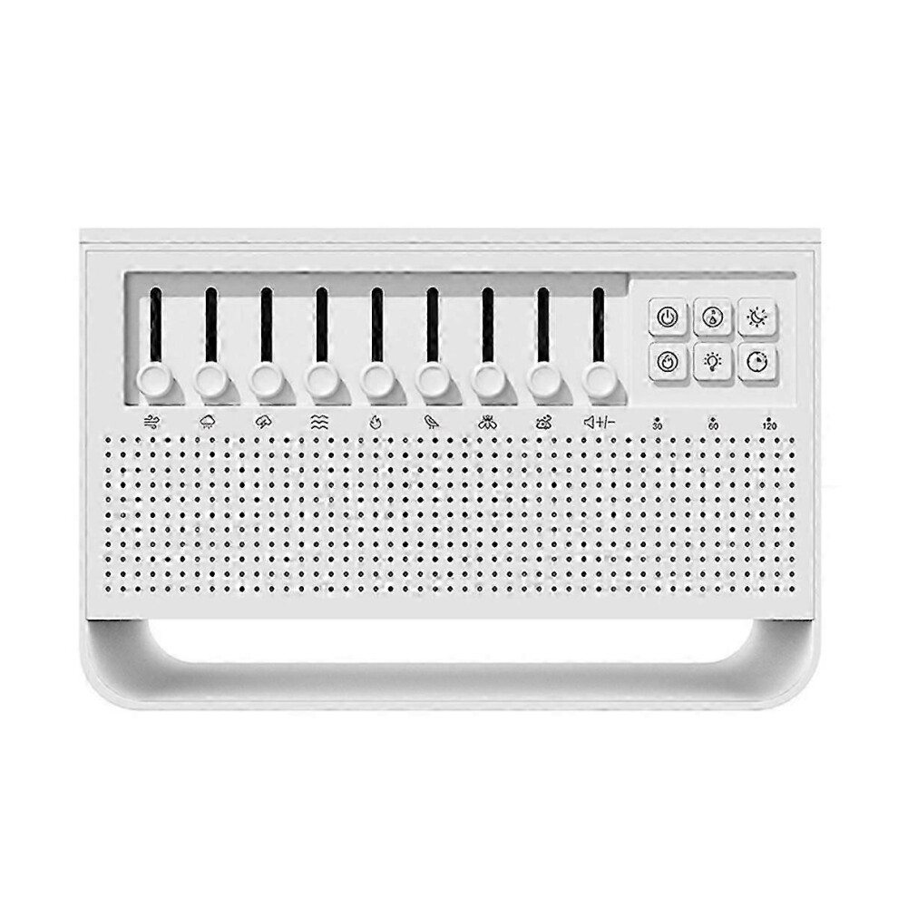 Kikidex (As Show, One Size) Bluetooth Speaker With 8 Kind Of White Noise Sleep Music 200Ml Aromatherapy Air Humidifier Simulati