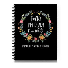 (As show, One size) "FuckI'M Dead, End of Life Planner, I'M Dead Now What Book Planner, Guided Final Arrangements When I'M Gone Workbook"