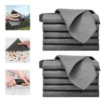 (As show, One size) Glass Cleaning Magic Cloth, 10PCS Thickened Magic Cleaning Cloth, Glass Wiping Rags, Streak Free Microfiber Glass Cleaning Cloth, All-Purpose Towels