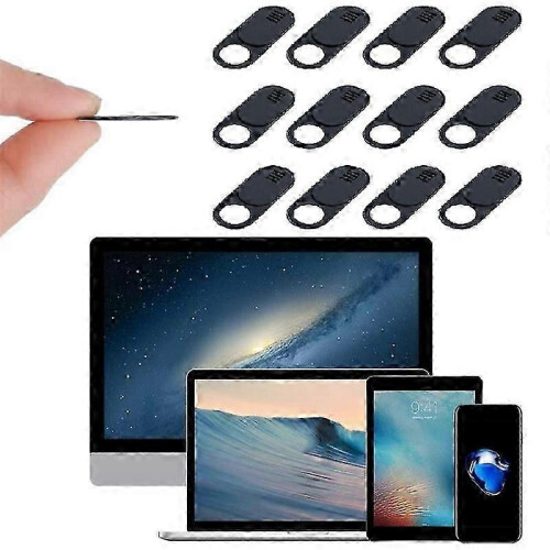 (As show, One size) , 12-Pack Ultra Thin Design Web Camera Cover Slide compatible with Laptop, PC, , , Computer, , Pro- 1