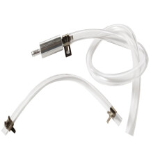 (As show, One size) Brake Line Oil Pipe Lightweight Aluminum and Rubber Brake Clutch Oil Line Pipe For Motorcycle