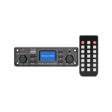 (As show, One size) Digital Audio Player Bluetooth MP3 Player Decoder Board 128X64 DOTS LCD USB SD BT FM Music Player M-C12