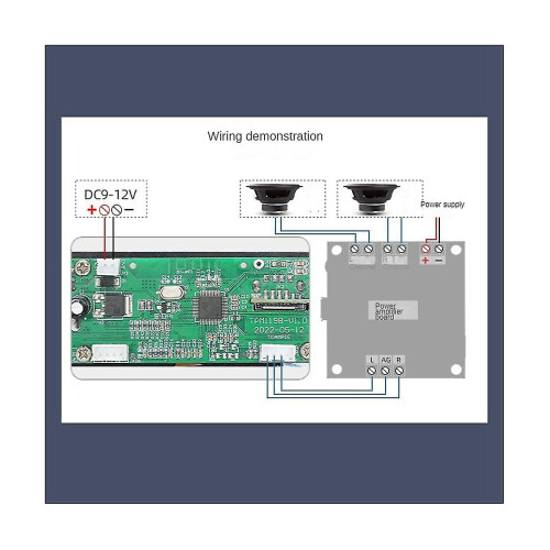 (As show, One size) Digital Audio Player Bluetooth MP3 Player Decoder Board 128X64 DOTS LCD USB SD BT FM Music Player M-C12 2