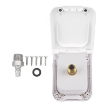 (As show, One size) RV Water Inlet Hatch with Magnetic Cover High Hardness Wearproof Corrosion Resistance Water Box