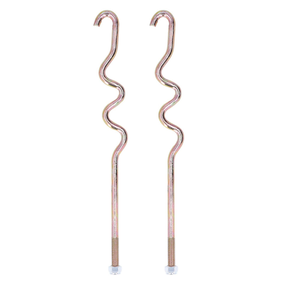 (As Show, One Size) 2Pcs Club Car Battery Hold Down Rod 103357701 With Nut Replacement For Precedent 2008Up 4909775554168