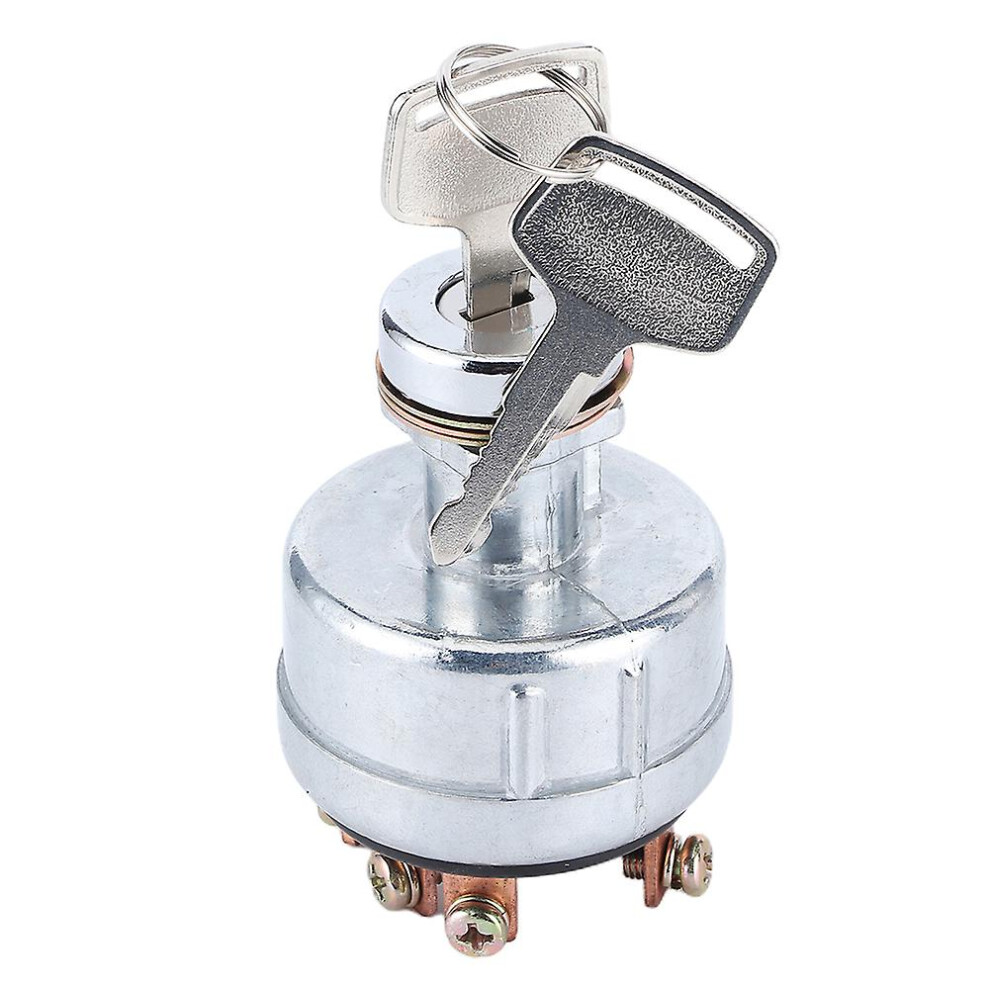 (As Show, One Size) Ignition Switch With 6 Terminal Wire Digger Tractor Mower 2 Keys Fit For Kobelco Sk2003/ Sk2005/ Sk1205 4909775545210
