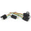 (As show, One size) 4-Pin Trailer Plug Two Split Adapter Socket US Type Wire Connector Accessory for RV Trailers 1