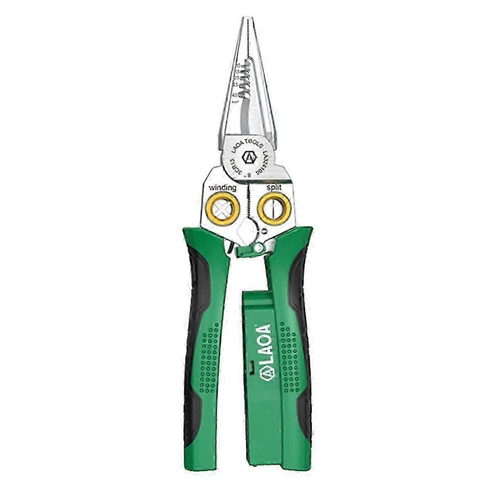 (As show, One size) Multi-Function Wire Stripping Pliers Multi-Functional Wire Stripper Scissors, Professional Wire Stripping Tool-image-OPC-PH6PV58-NEW