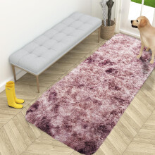 (80cm x 150cm (2ft 8" x 5ft)_Floor Mat, Tye Dye Pink) Nonslip Shaggy Fluffy Rugs Soft Extra Large Living Room Bedroom Carpets