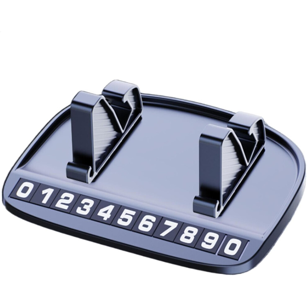 Parking Number Plate - Adhesive Car Phone Holder for Dashboard,Auto Phone Number Card, Cell Phone Mount for 6-18mm Thickness Cell Phone