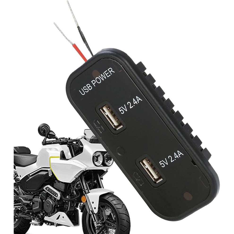 Double USB Charger Block - Efficient Charger Block Car Phone Charger,Stable Car Charger Adapter Car Charger for Motorcycle Car