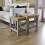 Vida Designs (Grey & Oak) Arlington Nest of 2 Tables Side Lamp Table Set 4
