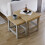 Vida Designs (Grey & Oak) Arlington Nest of 2 Tables Side Lamp Table Set 3