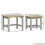 Vida Designs (Grey & Oak) Arlington Nest of 2 Tables Side Lamp Table Set 7