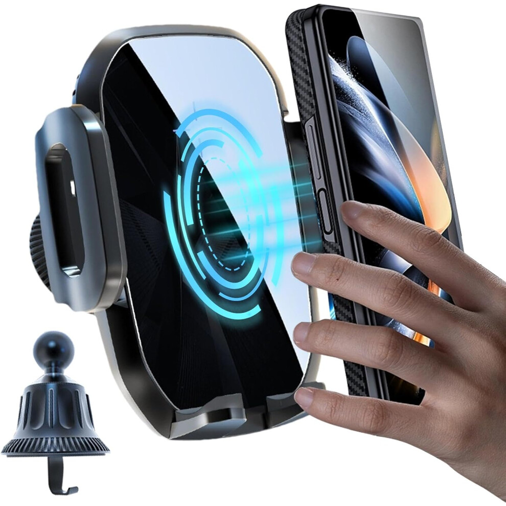 Phone Holder for Wireless Car Charger, Wireless Car Charger, Quick Charge Phone Holder - Wireless Car Charger, 15W Car Charger, Phone Holder,