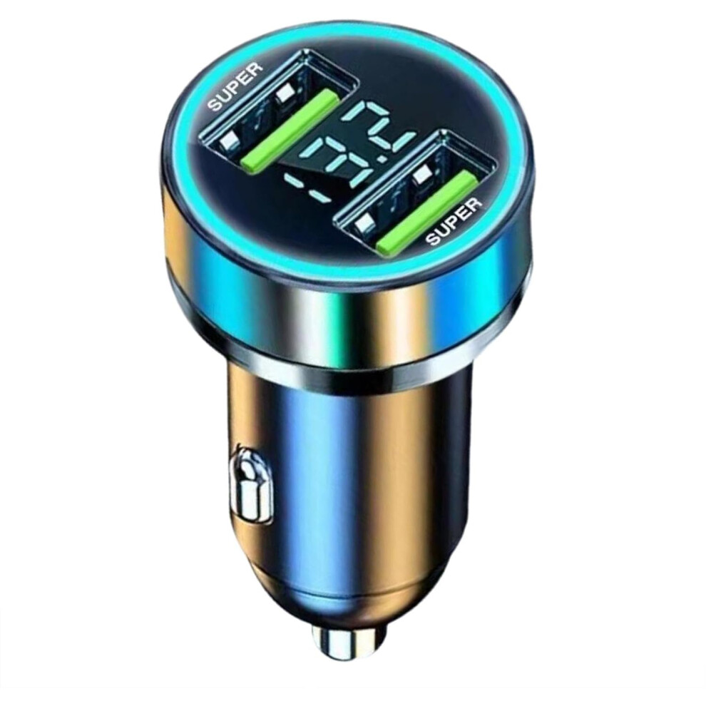 (240w super fast charge) Car Fast Charger,Two-Port Car Charger - 2 In 1 Car Charger PD QC 3.0 Fast Car Phone Charger 240W USB Car Charger for Mobile Phone