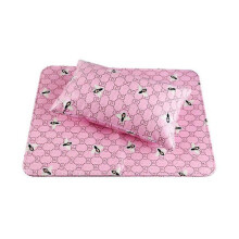 Nail Armrest Marble Manicure Hand Pillow Pu Leather Hand Pad Non-slip Foldable Desk Mat Desk Table for Nail Art