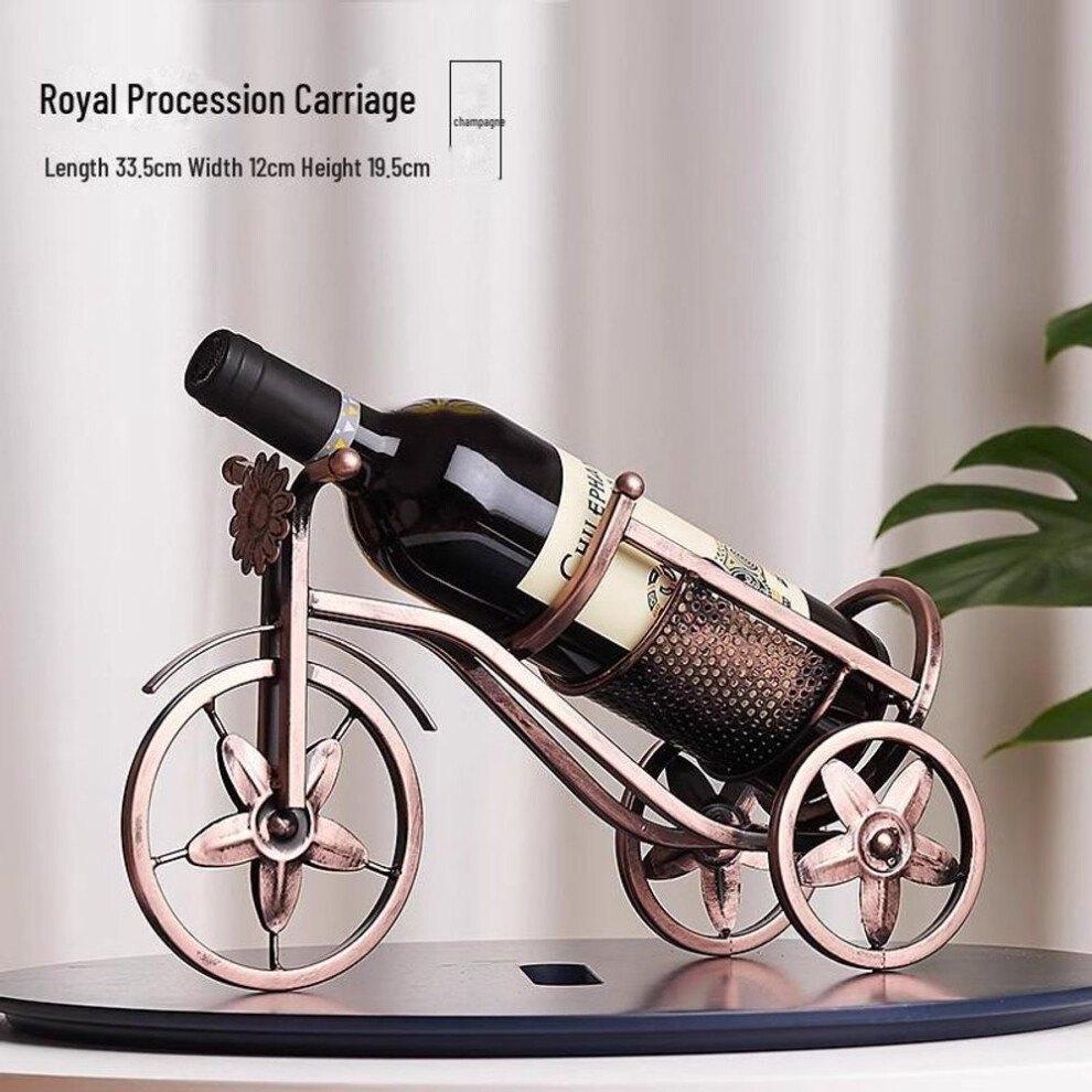 (champagne,silver, Royal Parade Carriage) Luxury Red Wine Glass Rack: Hanging Goblet And Wine Rack For Upside-down Storage And Home Décor