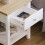 Vida Designs (White & Oak) Arlington 1 Drawer Oak Bedside Storage Table 4