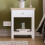 Vida Designs (White & Oak) Arlington 1 Drawer Oak Bedside Storage Table 6