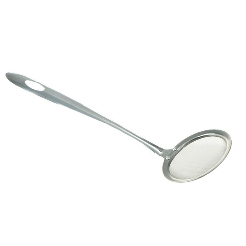 Useful Kitchen Stainless Steel Wire Fine Mesh Oil Strainer Flour Colander Sifter Sieve Hd
