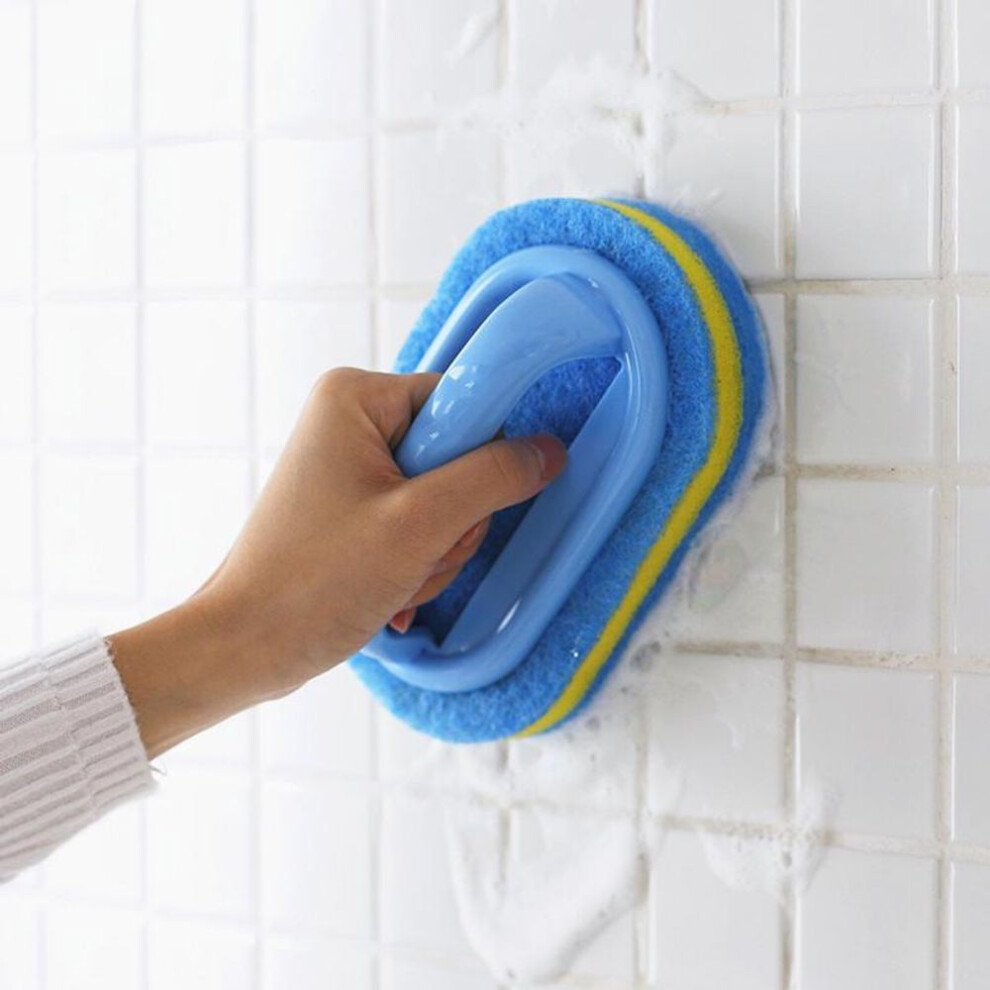 Blue Soft Magic Sponge Eraser Cleaning Bathtub Ceramic Tile Cleaner Kitchen Tool Hd
