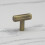 (40mm Pull) Antique Brass Hexagon Handles Kitchen Cabinet Pulls 8