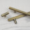 (40mm Pull) Antique Brass Hexagon Handles Kitchen Cabinet Pulls 9
