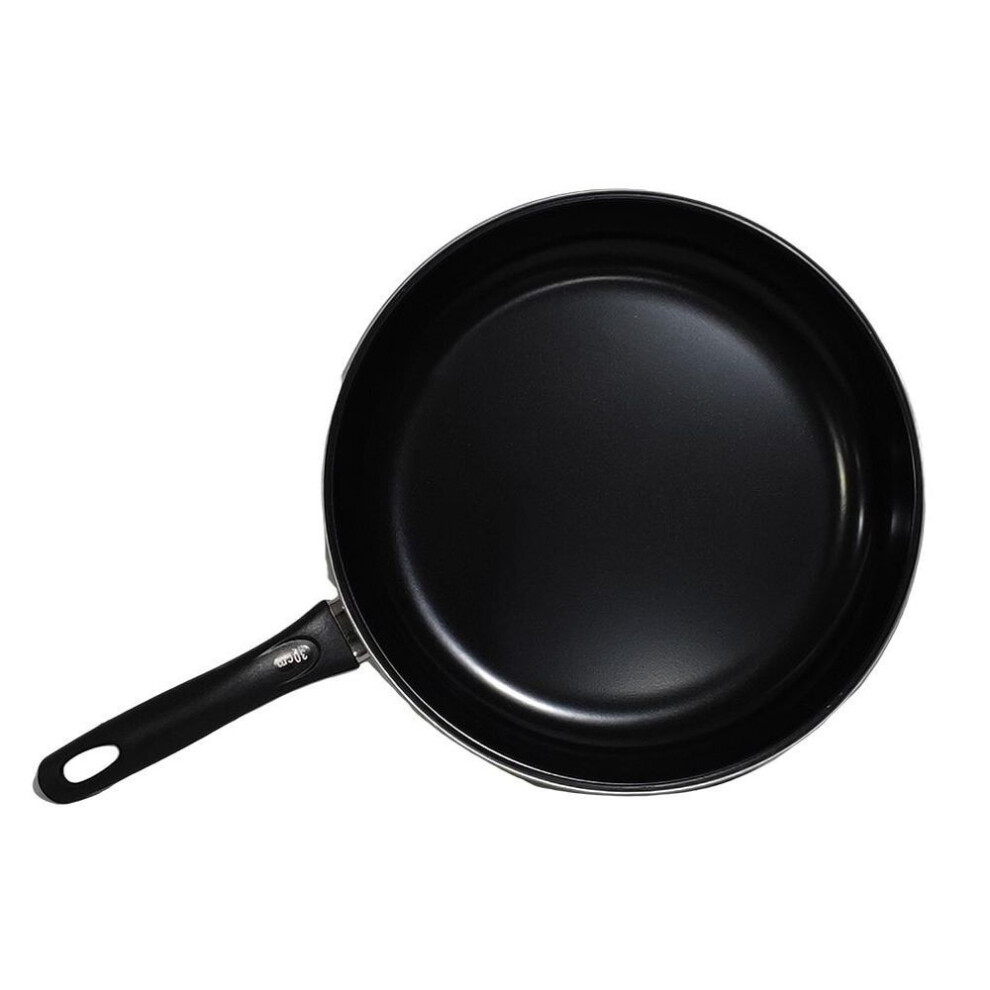 (30cm) Frying Pan Durable Non-stick Skillet Mini Thick Steak Flat Cooking Pan Iron