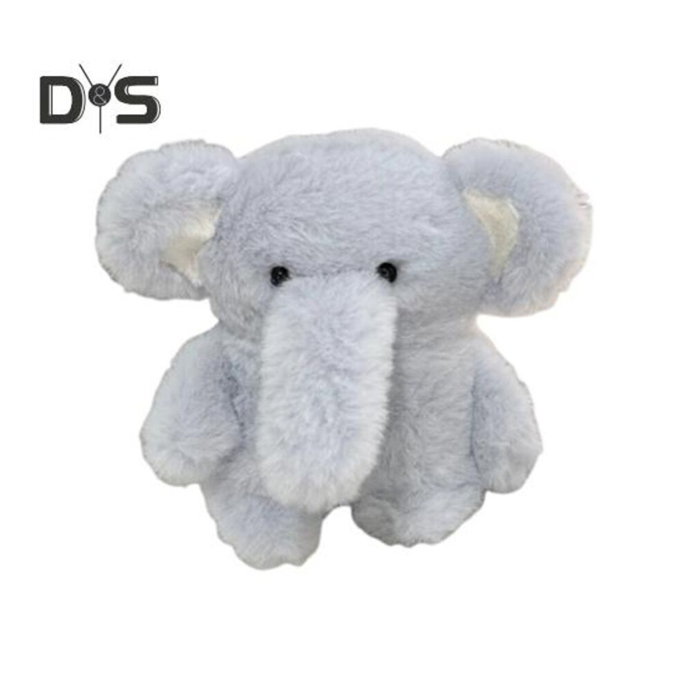 (as the picture, for AirPods Pro) Plush Blue Elephant Earphone Case For Airpods 3D Cartoon Fur Animal Headphone Cover For Women Girls