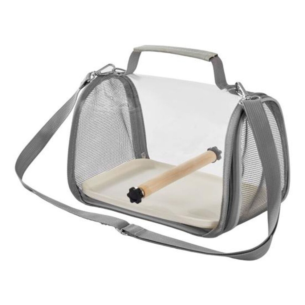 Birds Carrier Bag Parrot Travel Cage With Stand Perch Portable Outdoor Adventure Birdcage Small Animals Supplies For Parakeet Cockatiel
