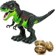 Dinosaur Toy for Kids, Simulated Flame Spray Tyrannosaurus Jurassic World Toys for Kids, Walking Dinosaur Fire Breathing Water Spray Mist Red Light