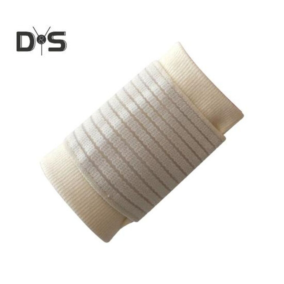(beige) Wrist Guard Shock Absorption Sweatband Gym Fitness Wrist Wrap Brace Breathable Adjustable Sports Wristband For Men Women